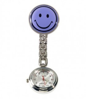 Reloj Clip Smiley Unisex Lila