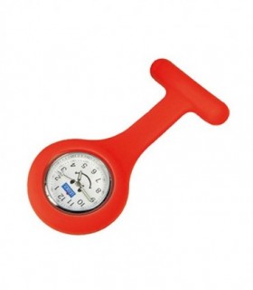 Reloj de Enfermería Unisex Rojo