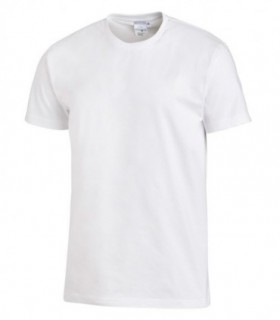 Camiseta Cuello Redondo Unisex Blanco
