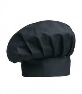 Gorro Chef Big Hat Black (Pack de 2)
